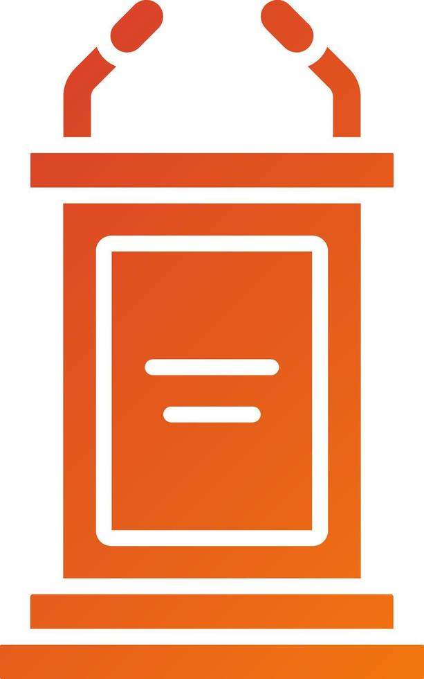 Bully Pulpit Icon Style vector