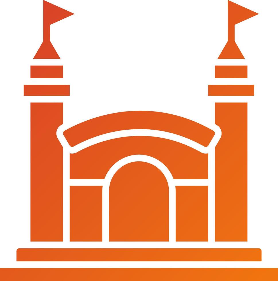 Fun House Icon Style vector
