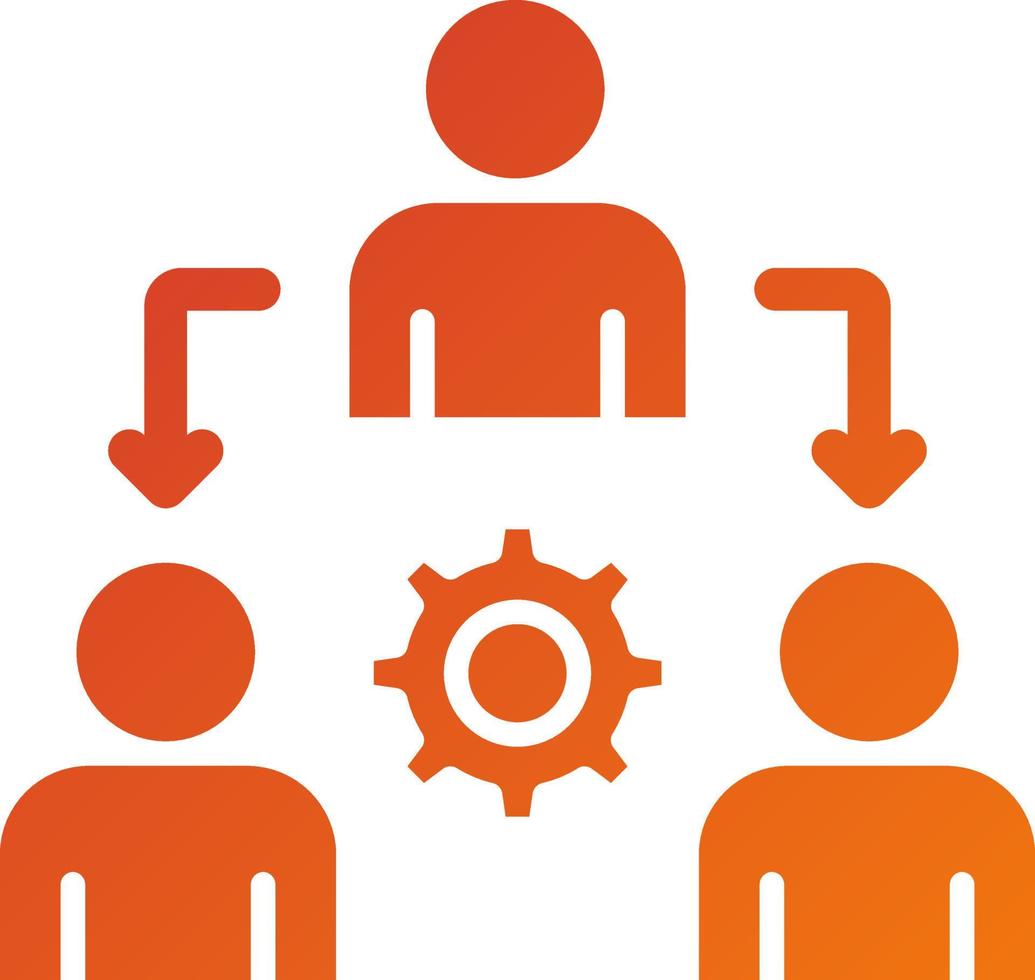 Delegate Icon Style vector