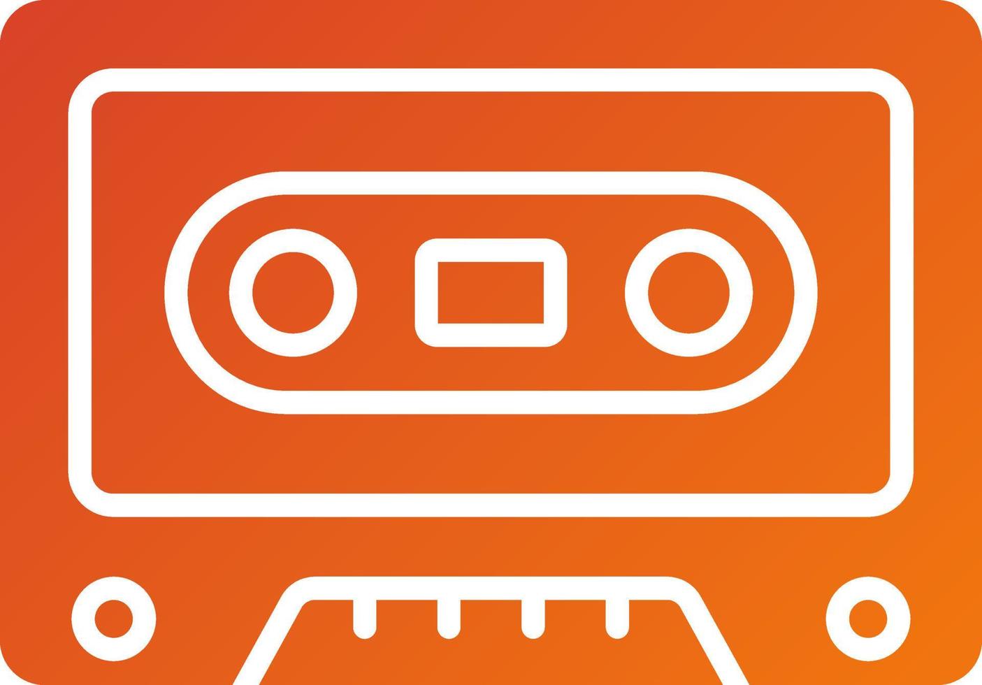 Cassette Icon Style vector