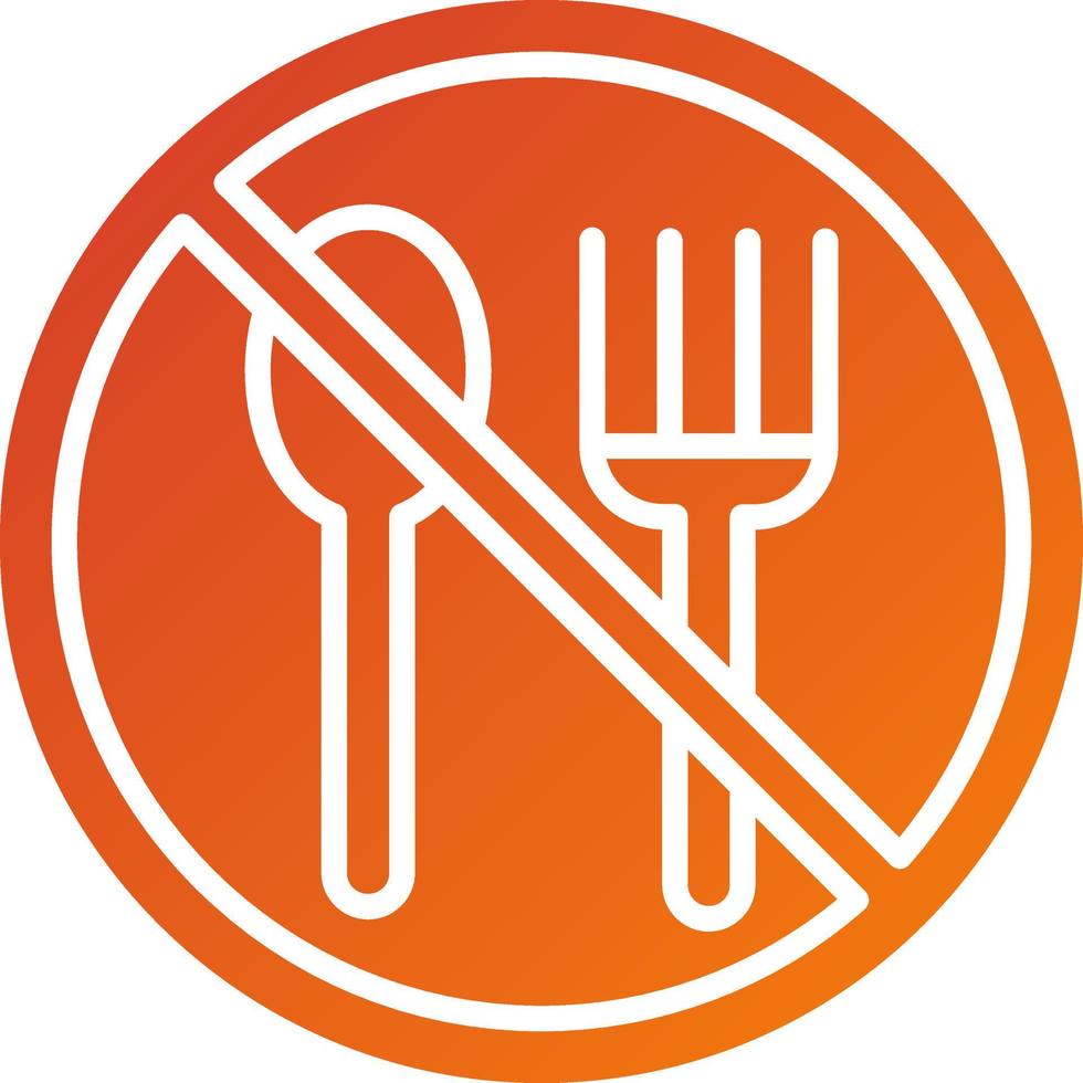 Hunger Strike Icon Style vector