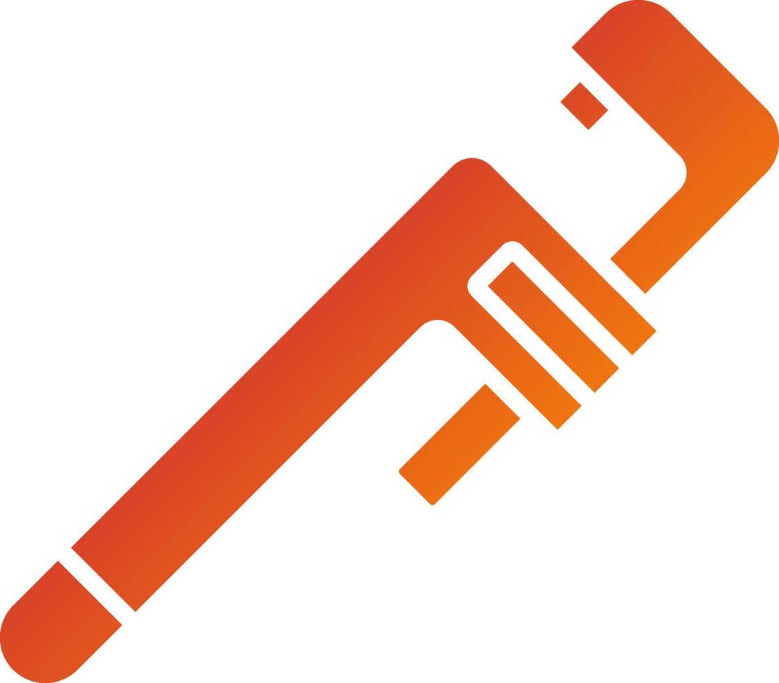 Adjustable Wrench Icon Style vector