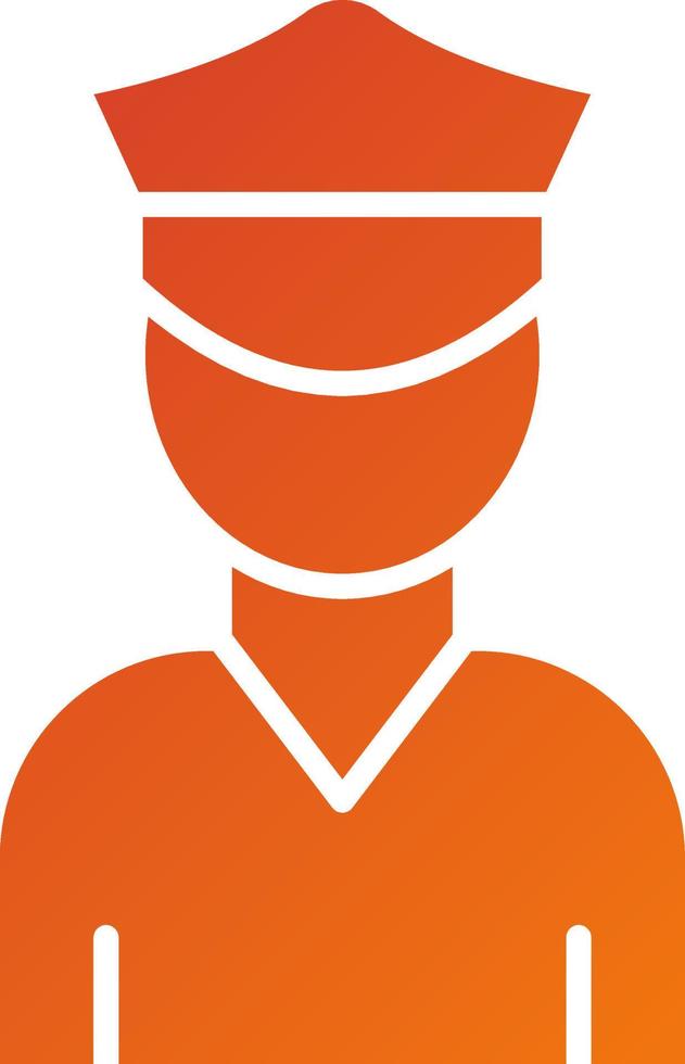 Gate Keeper Icon Style vector