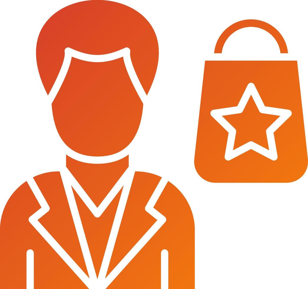 Customer Icon Style vector