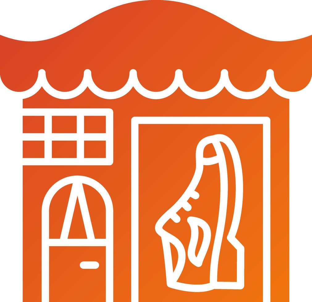 Shoe Shop Icon Style vector