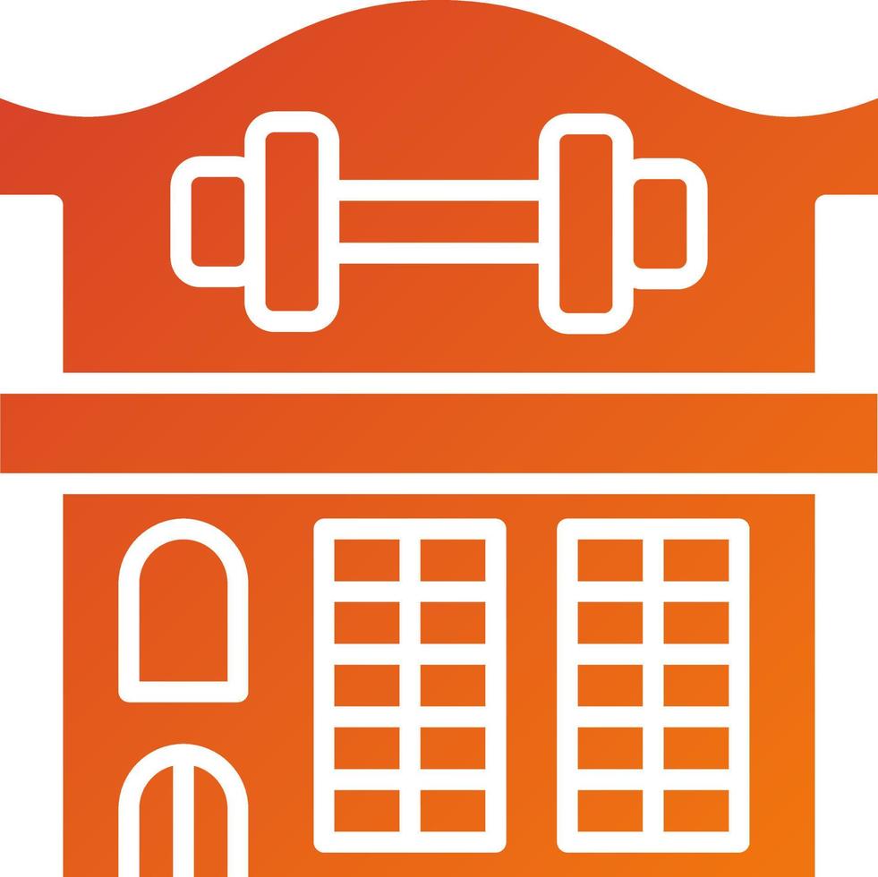 Gym Icon Style vector