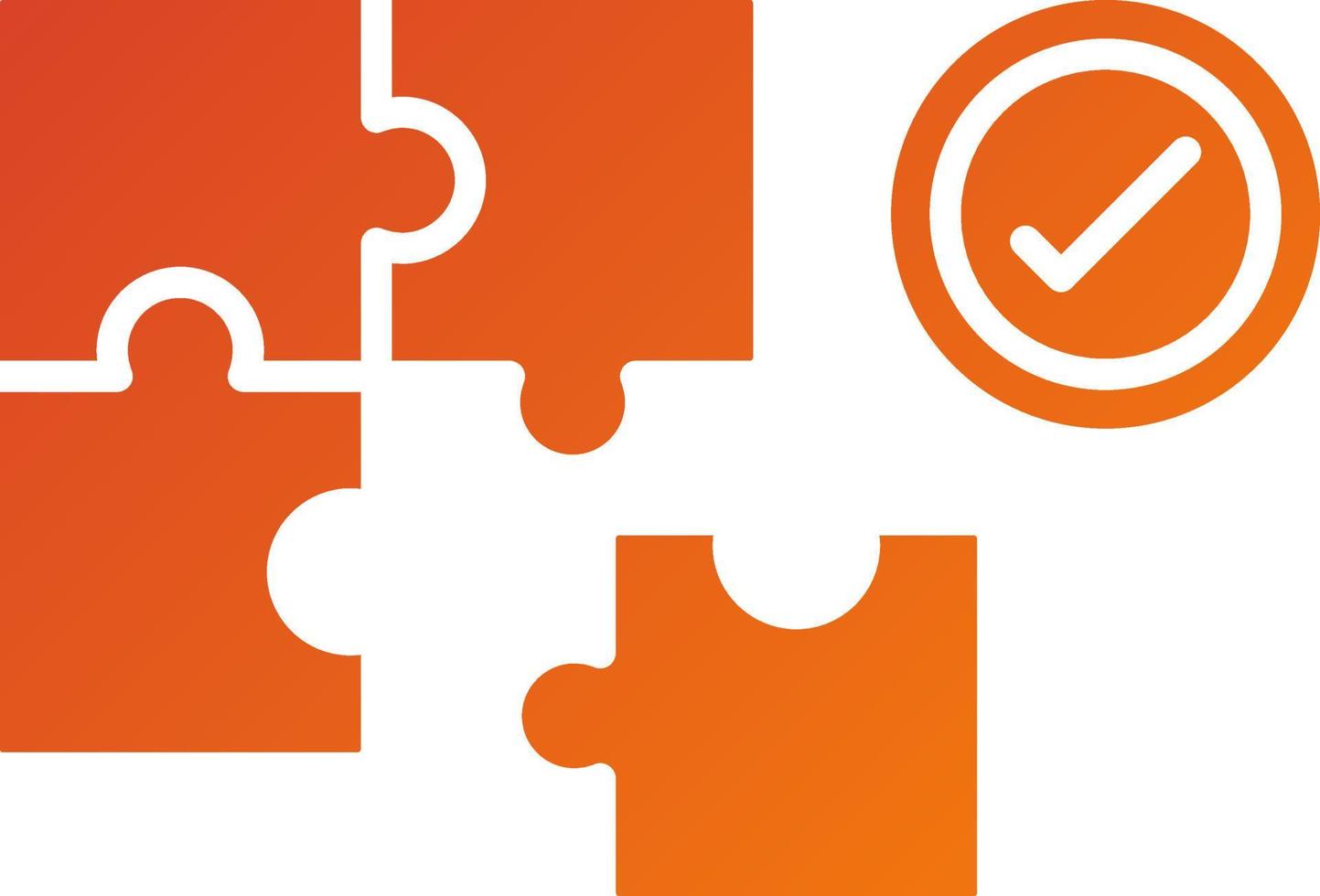 Problem Solving Icon Style vector