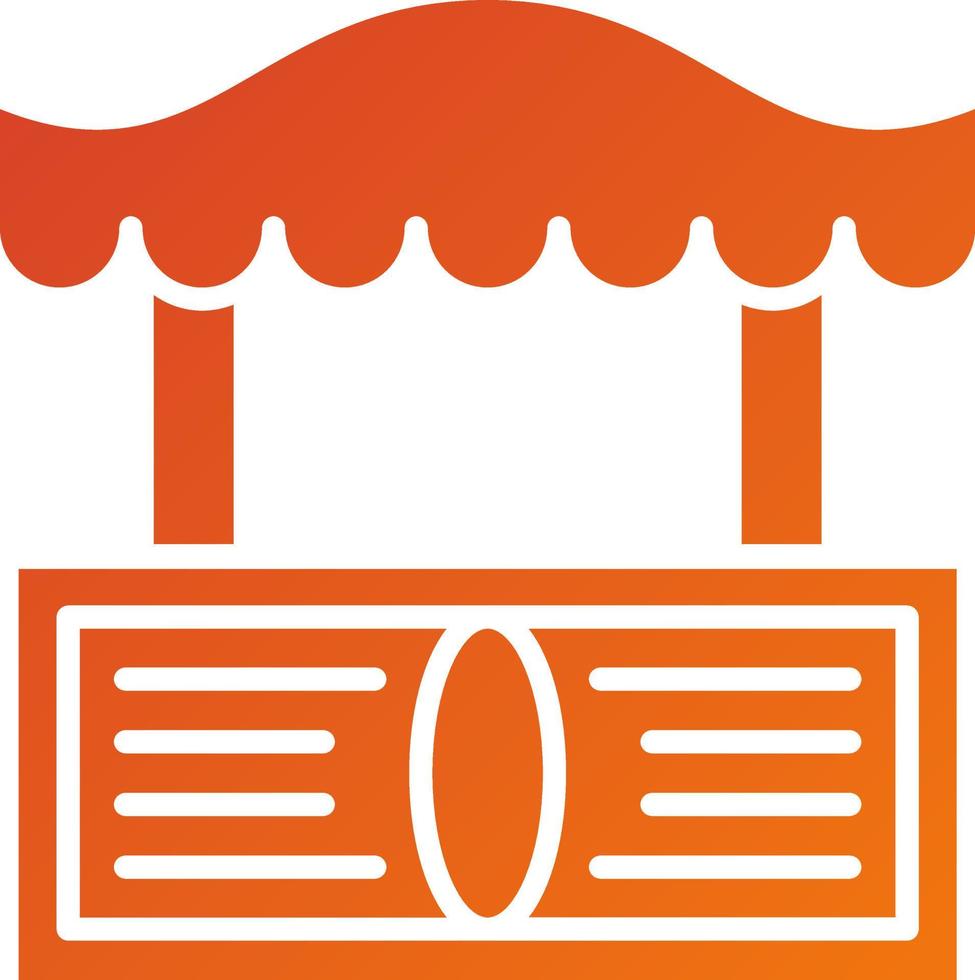 Street Market Icon Style vector