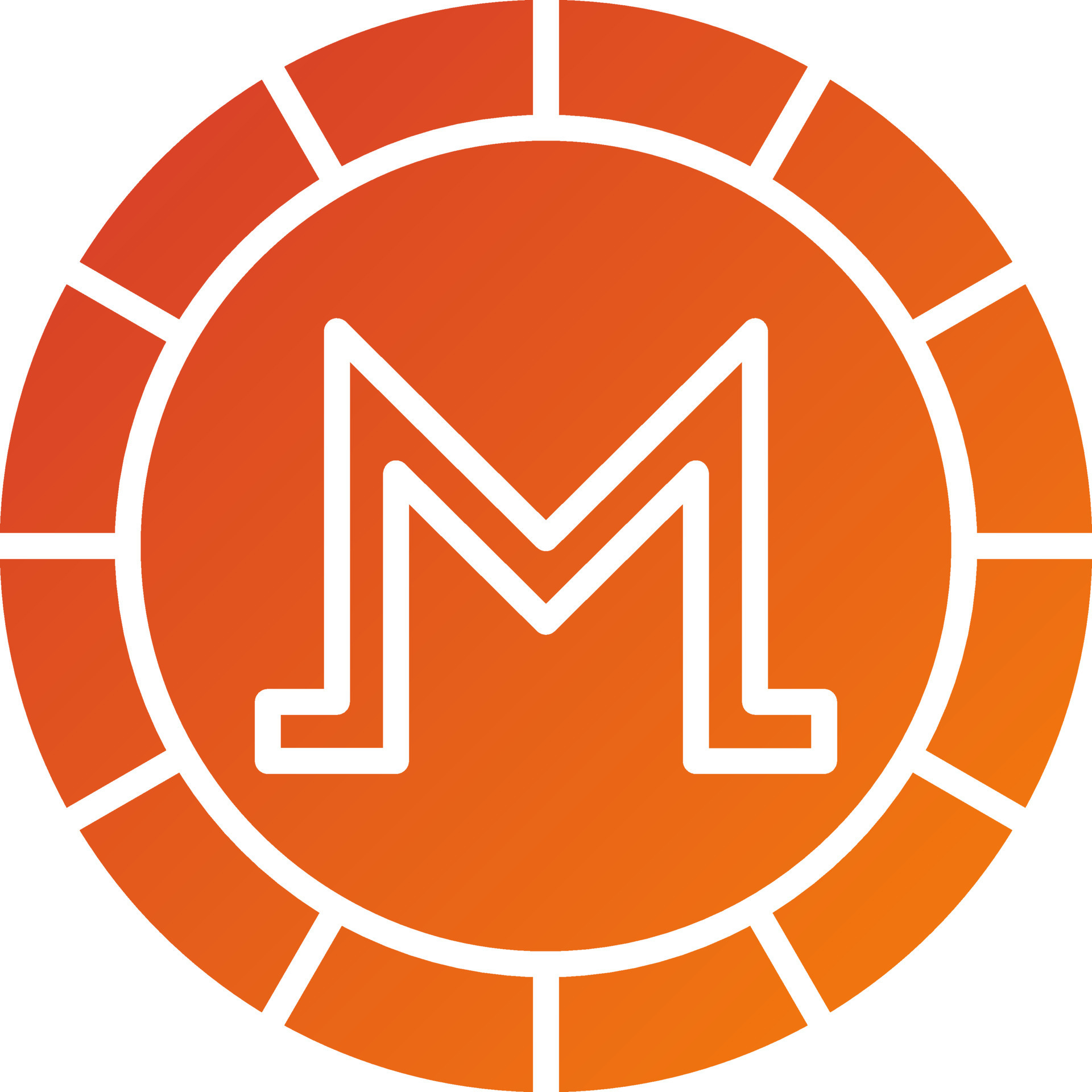 Monero Icon Style 21760850 Vector Art at Vecteezy