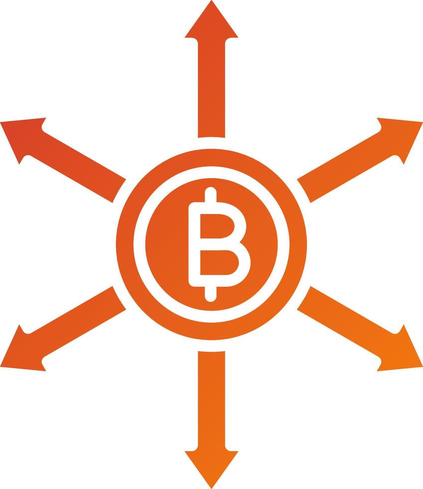 Decentralized Finance Icon Style vector
