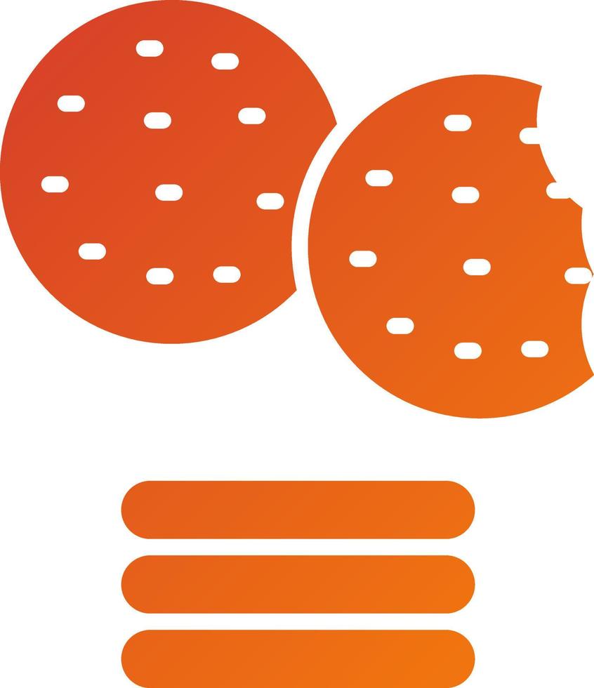 Biscuit Icon Style vector
