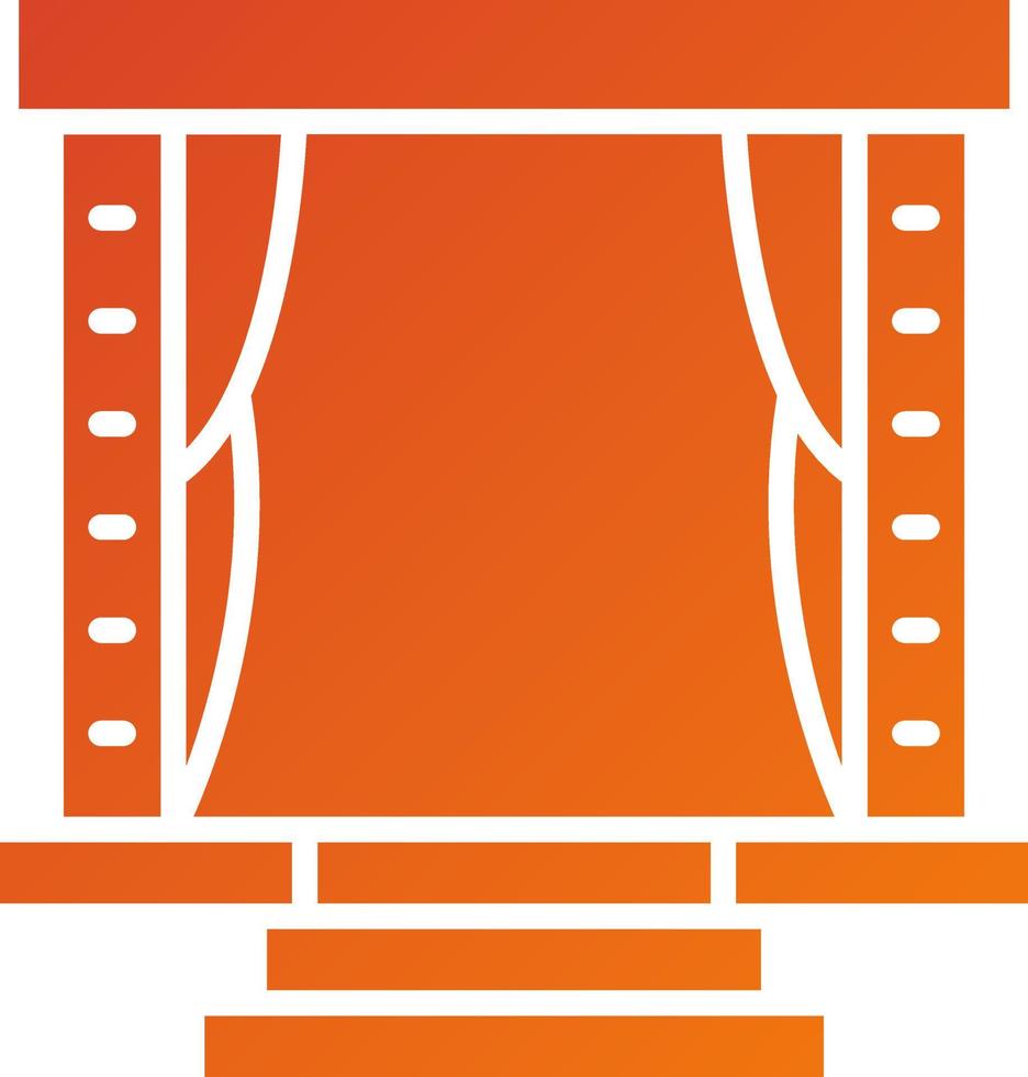 Film Set Icon Style vector