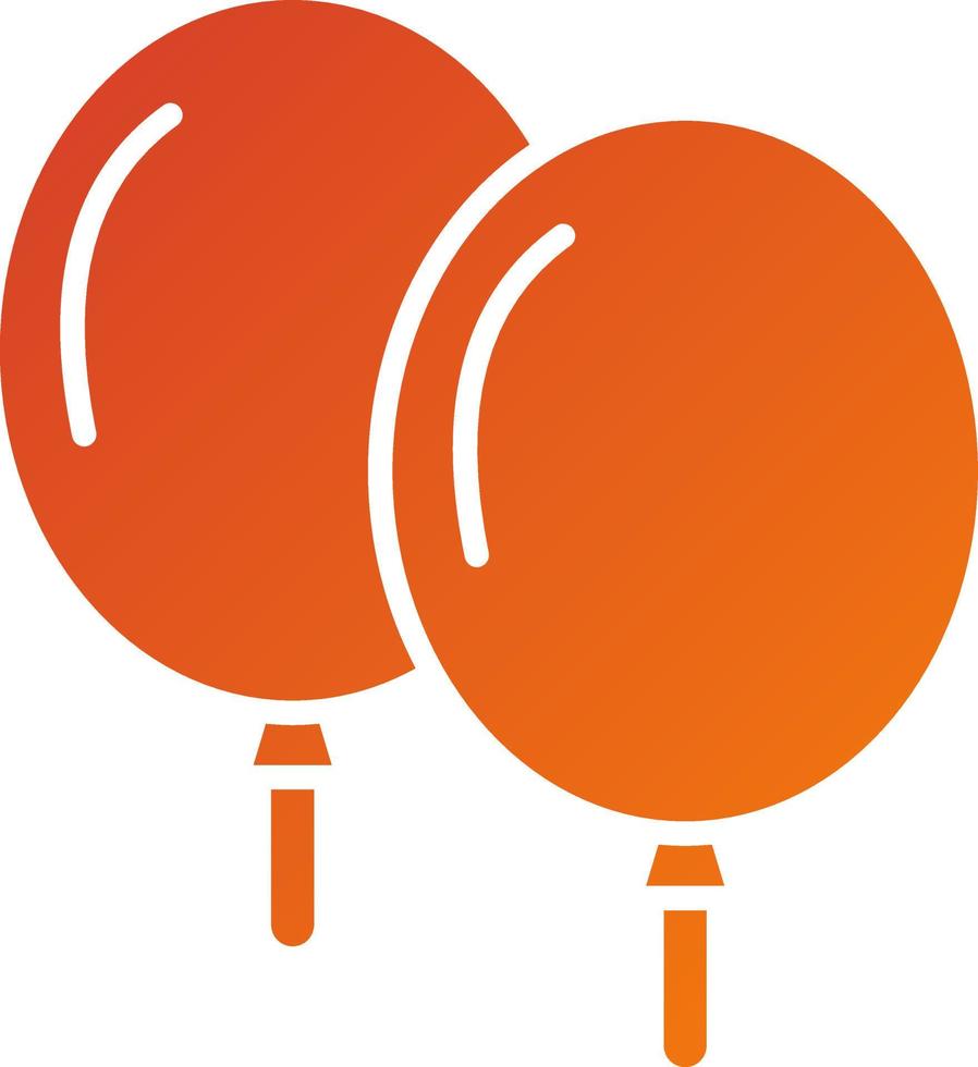 Balloons Icon Style vector