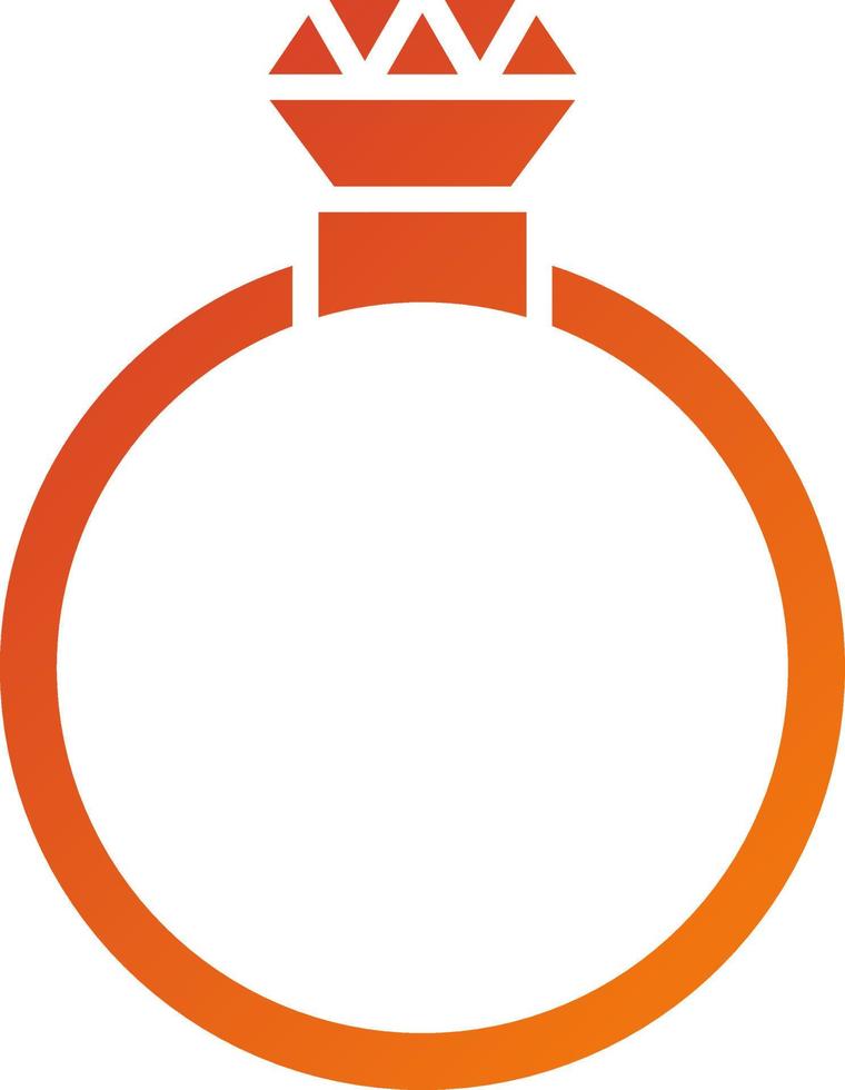 Rings Icon Style vector