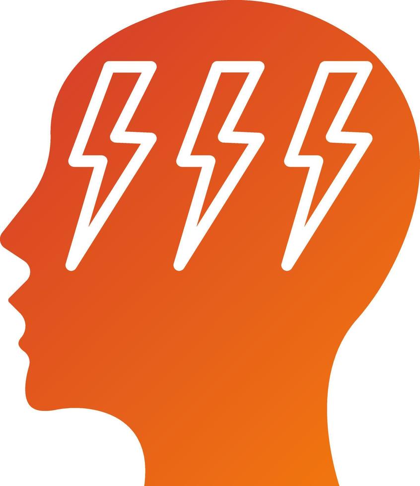 Panic Atack Icon Style vector