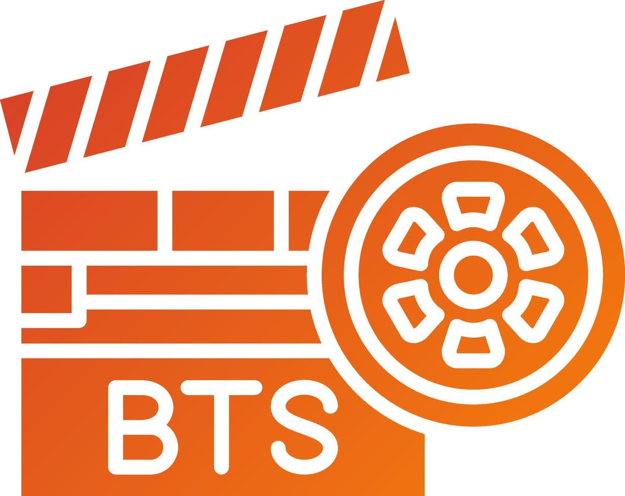 Behind The Scenes Icon Style vector