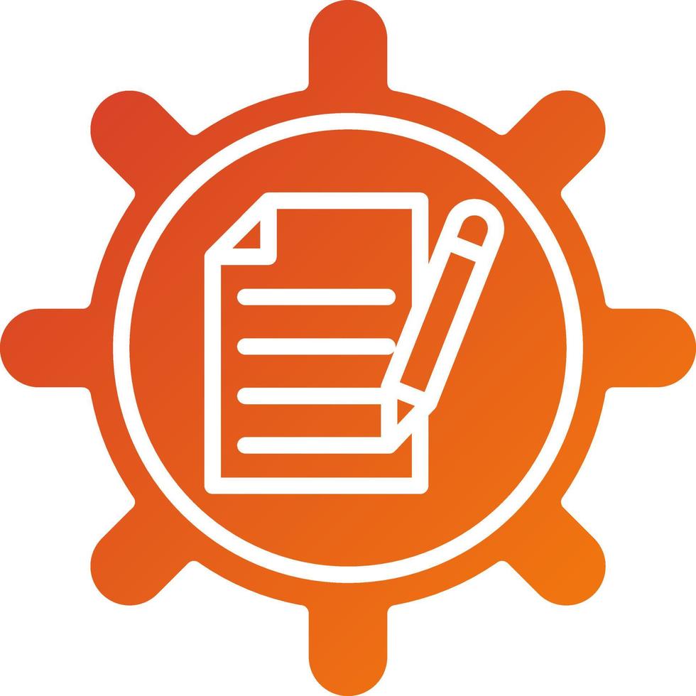 Content Management System Icon Style vector