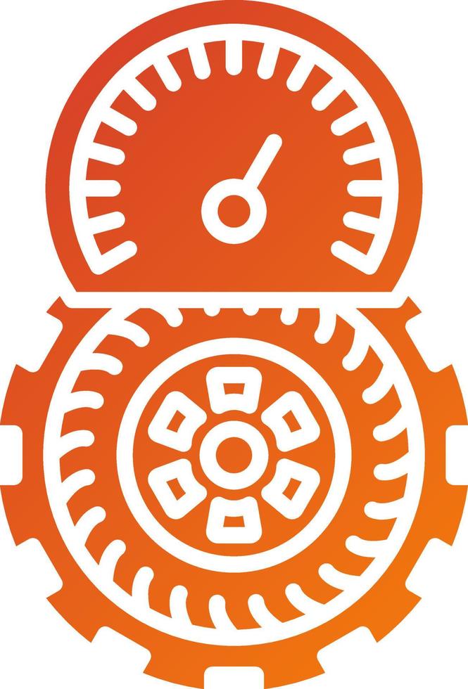 Tire Pressure Icon Style vector