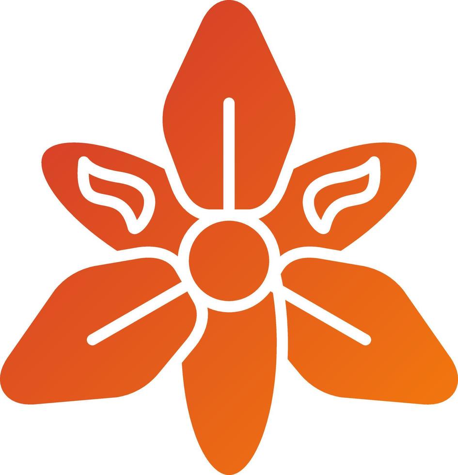 Gladiolus Icon Style vector