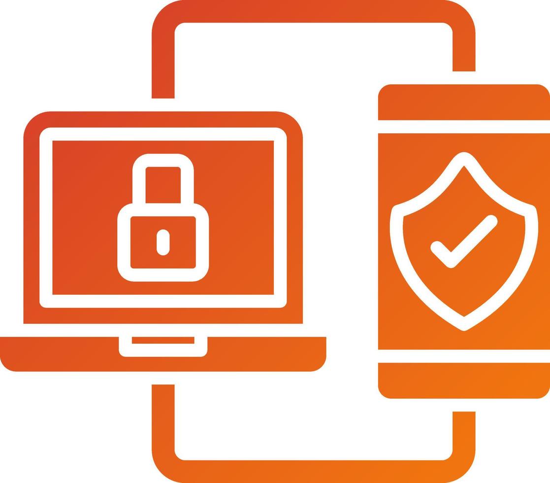 Two Factor Authentication Icon Style vector