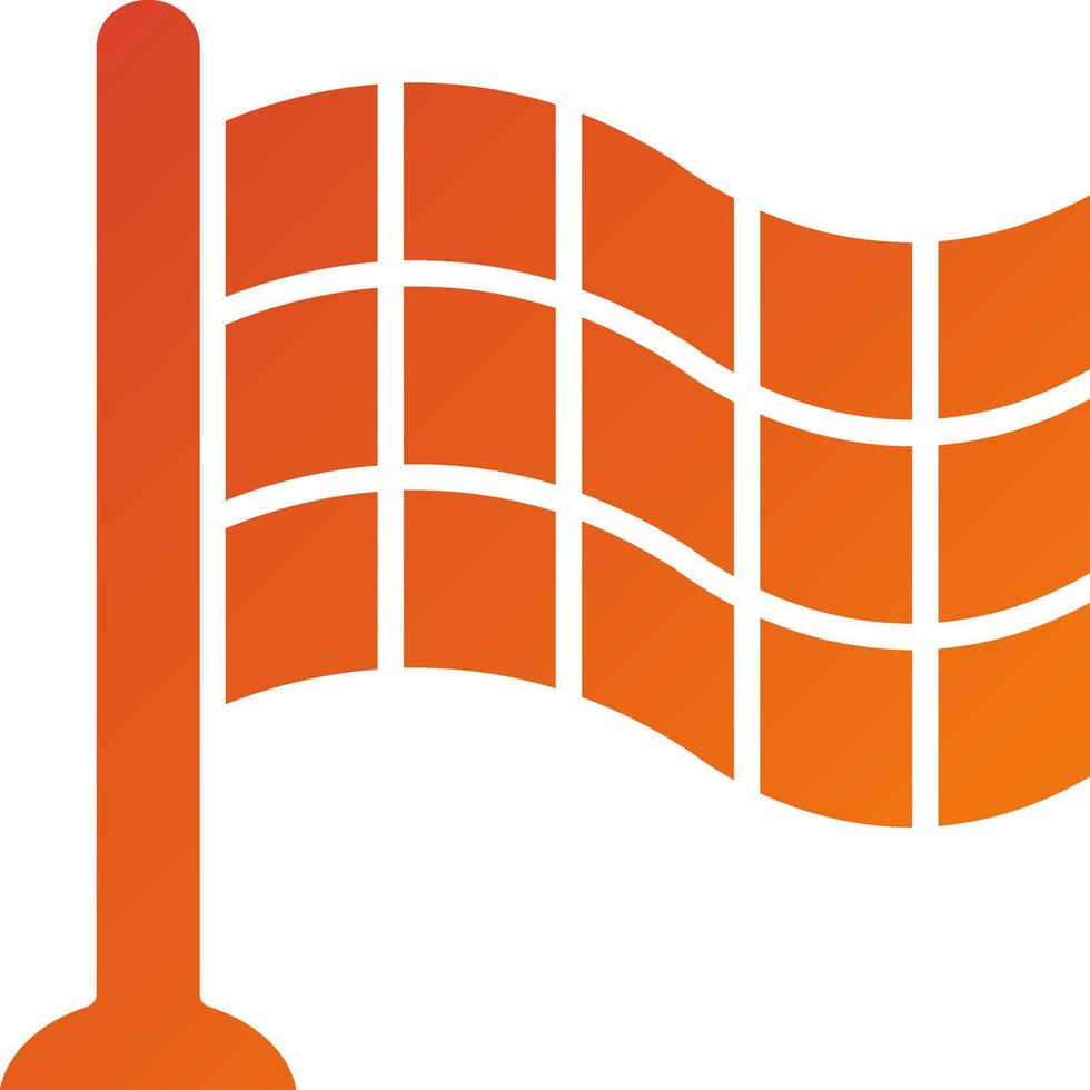 Checkered Flags Icon Style vector