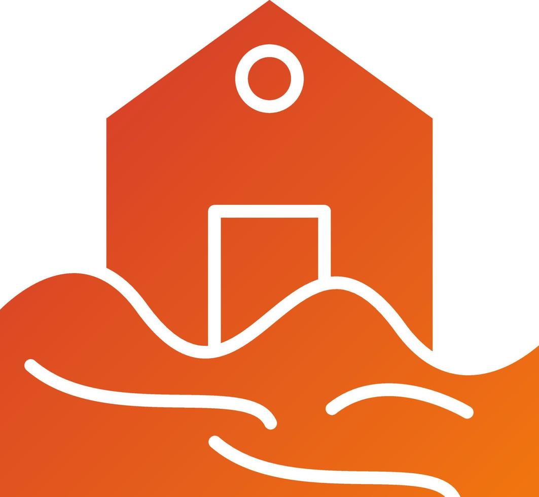 Flood Icon Style vector