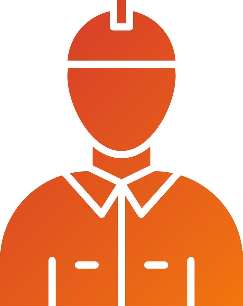Firefighter Male Icon Style vector