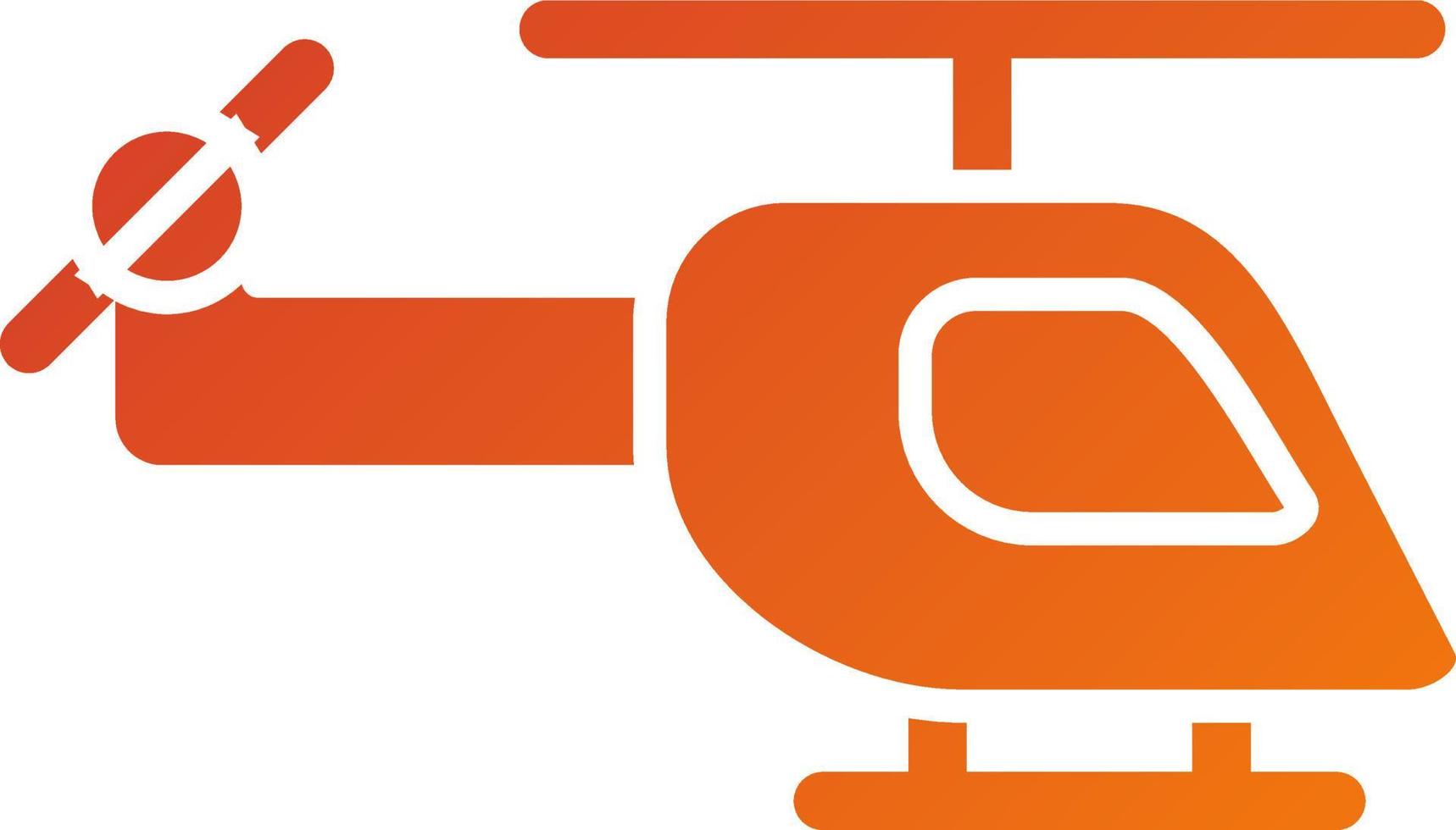 Helicopter Icon Style vector