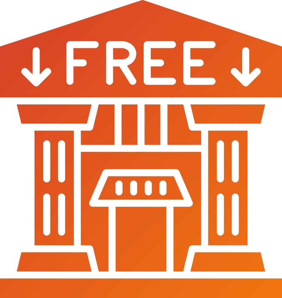 Free Entry Icon Style vector