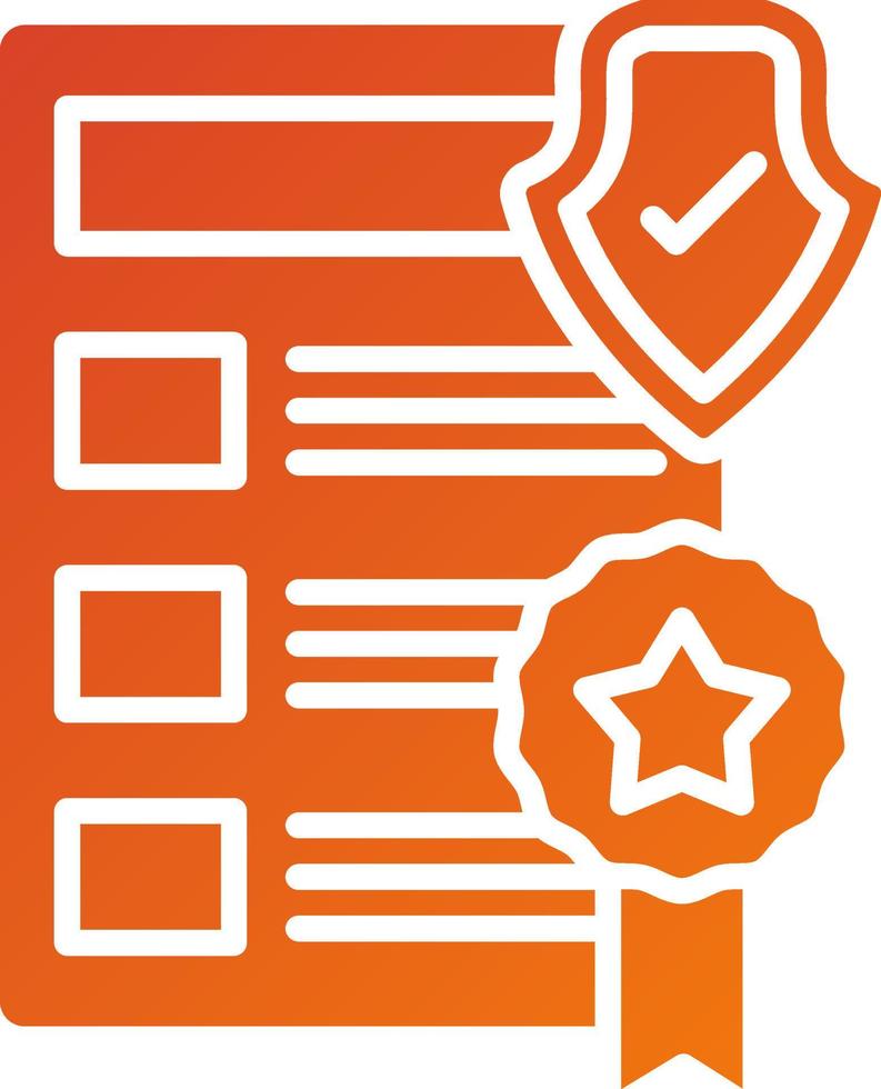 Privacy Policy Template Icon Style vector
