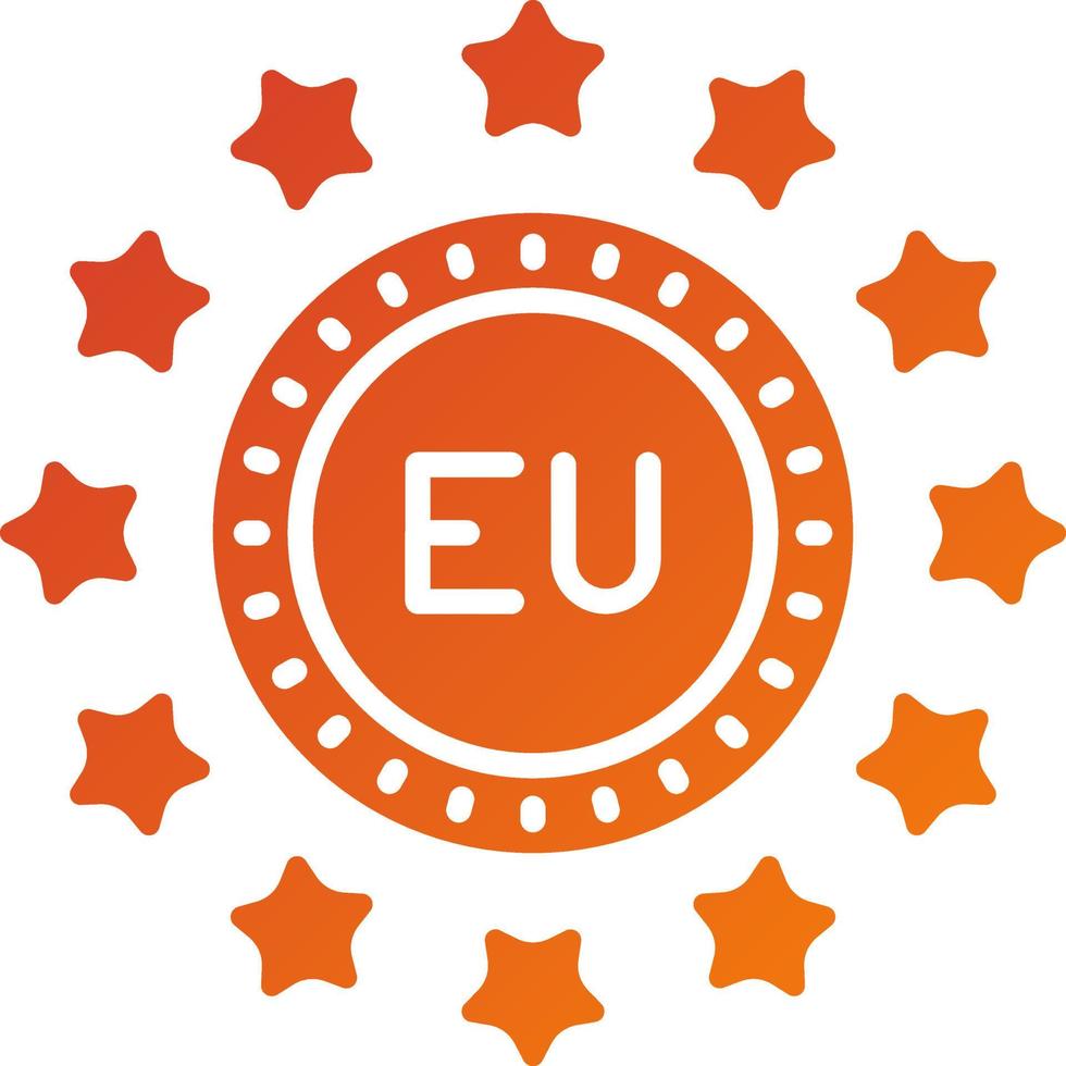 Eu Icon Style vector