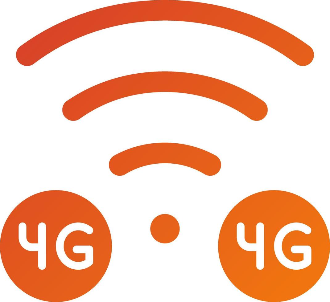 4G Icon Style vector