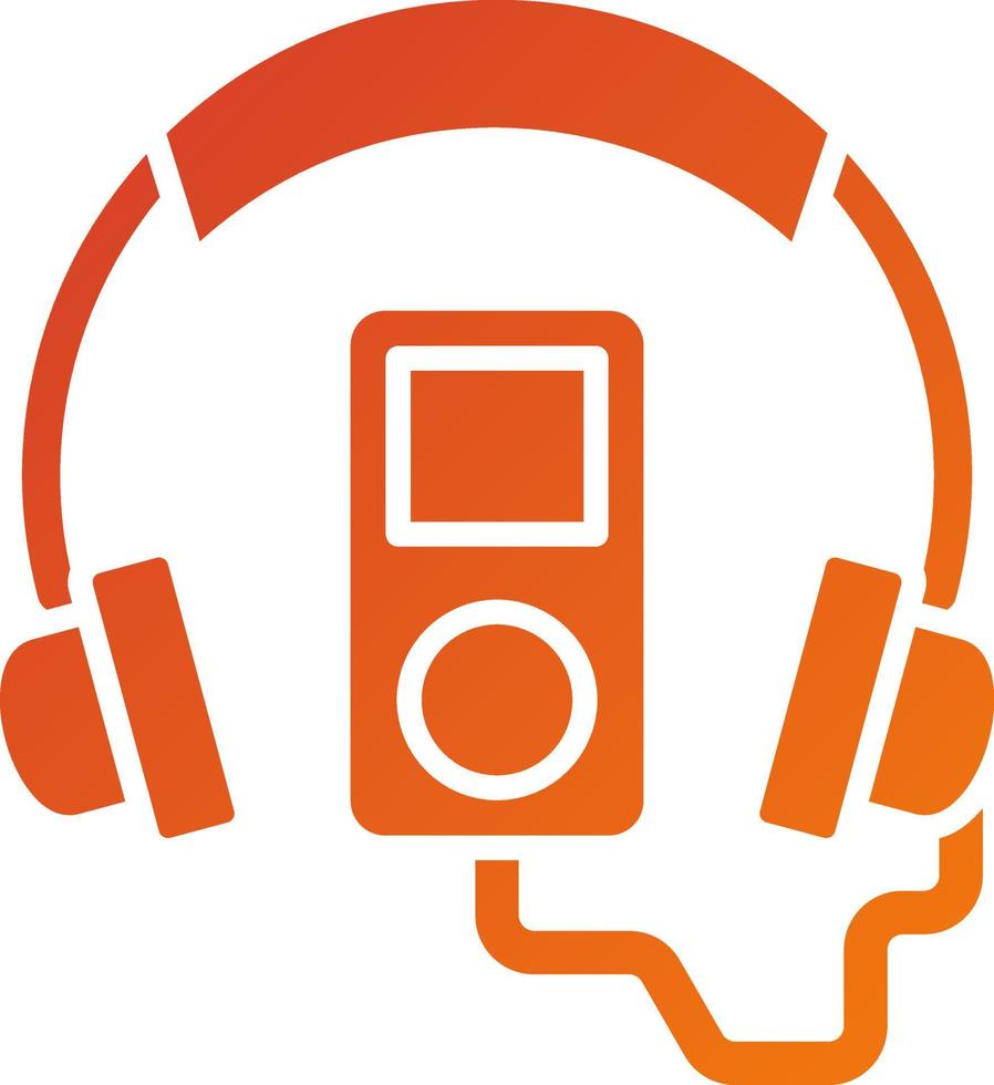 Audio Guide Icon Style vector