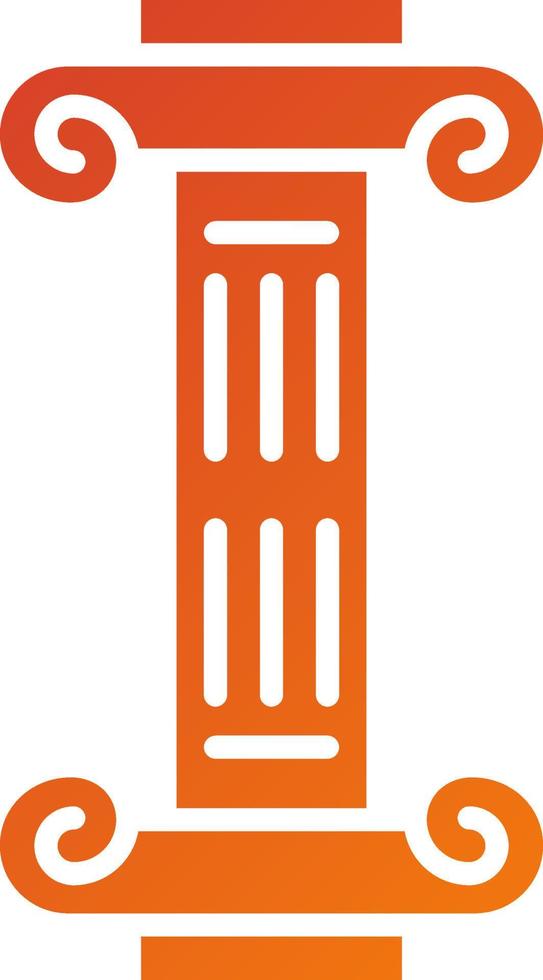 Column Icon Style vector