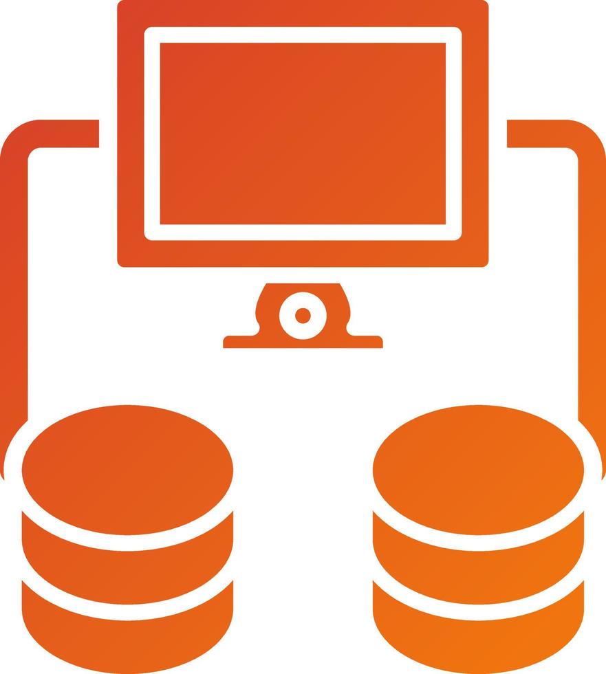 Database Icon Style vector