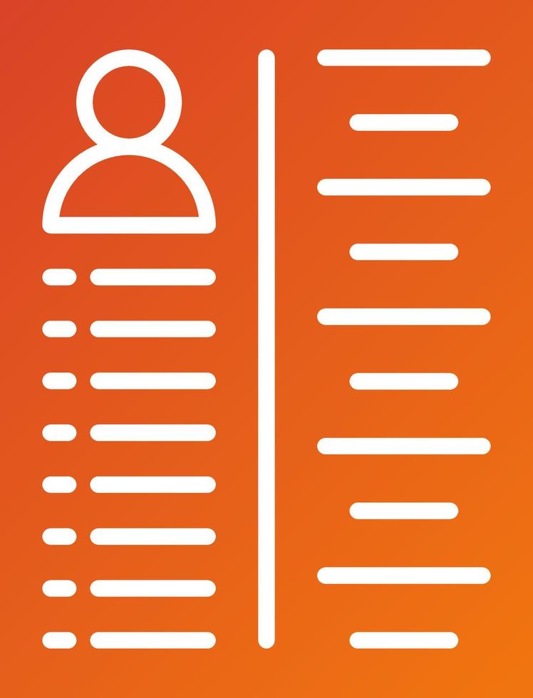 Curriculum Icon Style vector