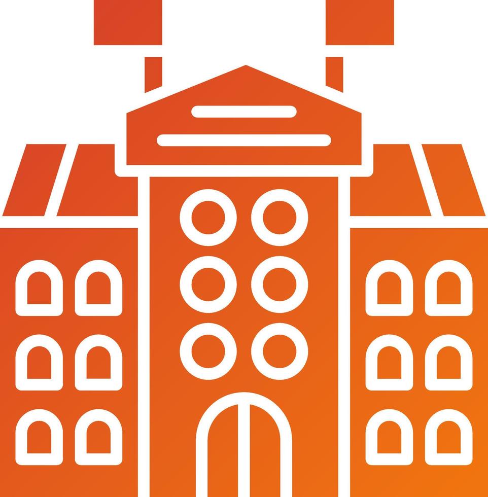 University Icon Style vector