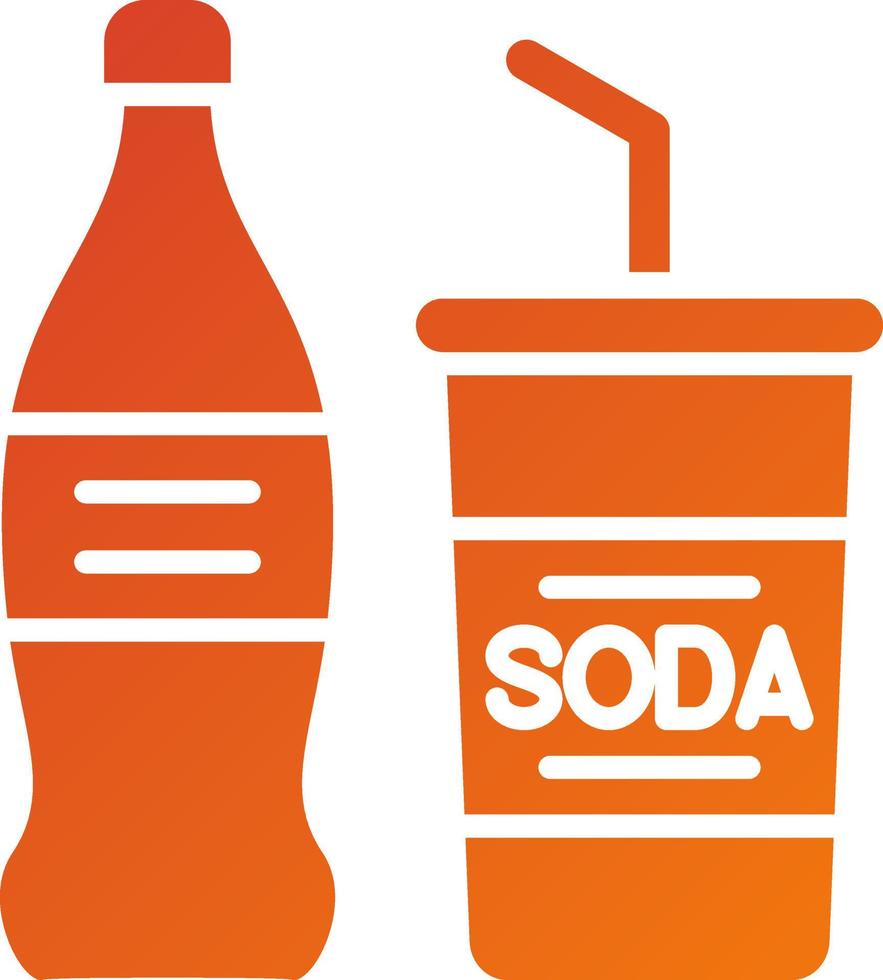 Soda Icon Style vector