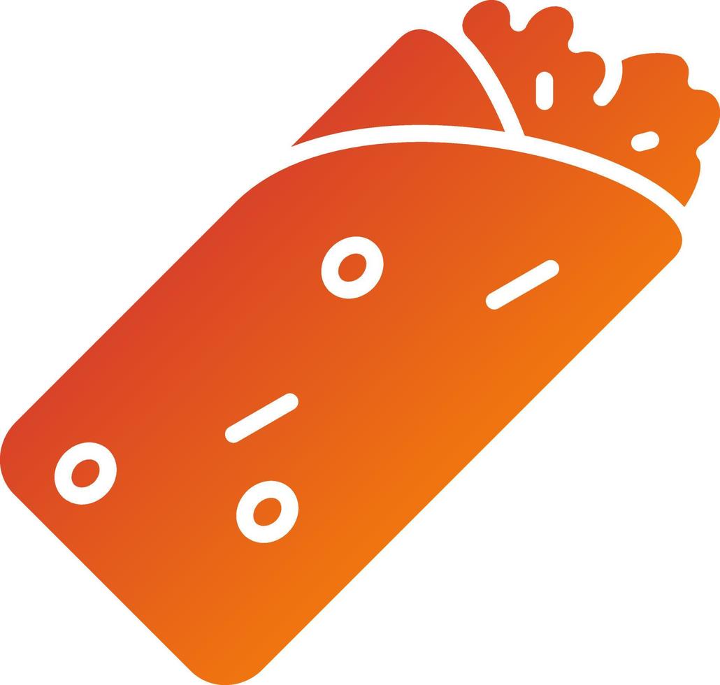 Burrito Icon Style vector