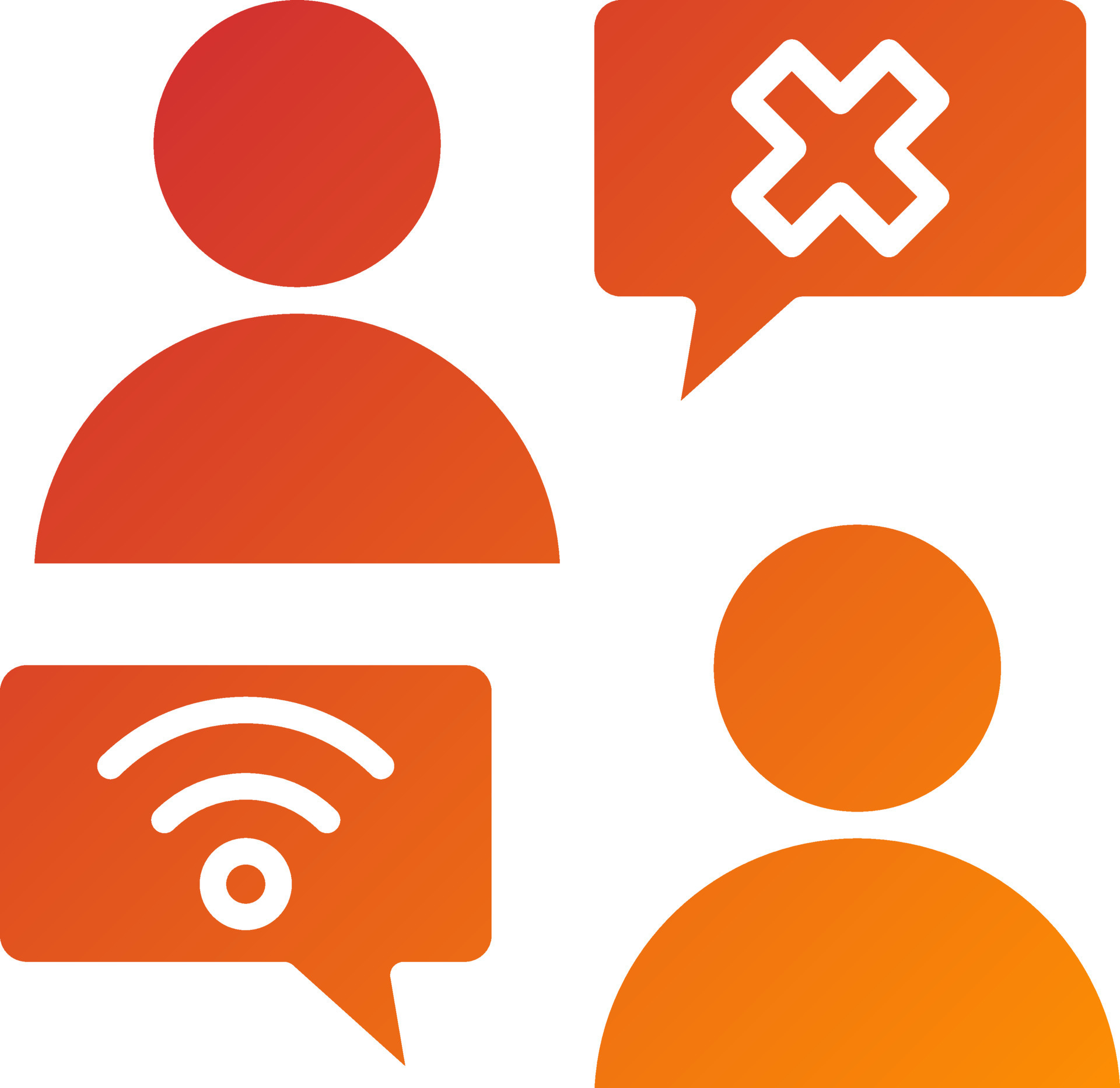 Digital Divide Icon Style 21761646 Vector Art at Vecteezy