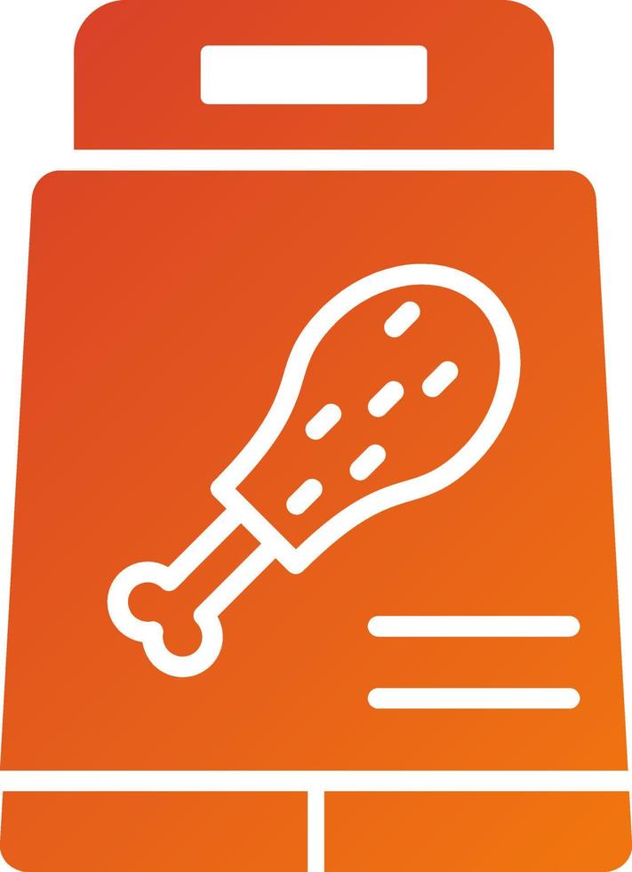 Food Pack Icon Style vector