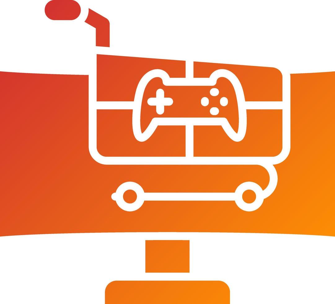 Online Game Store Marketplace Icon Style vector
