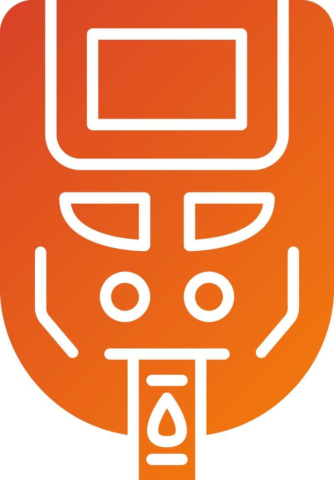 Glucometer Icon Style vector