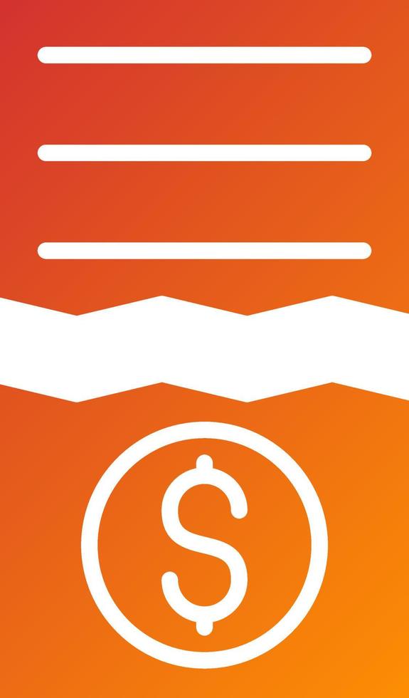 Split Bills Icon Style vector