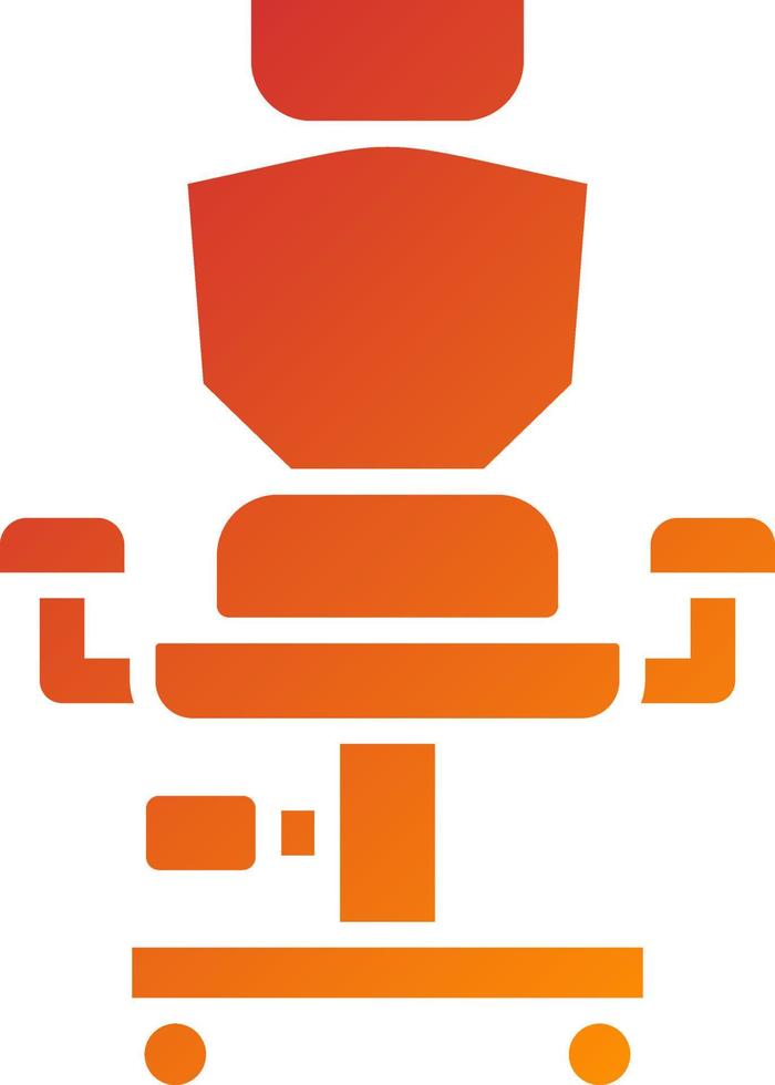Gaming Chair Icon Style vector
