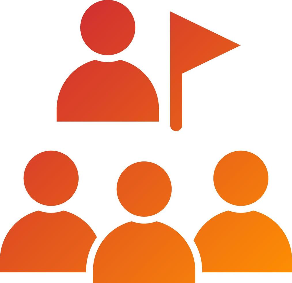 Group Excursion Icon Style vector