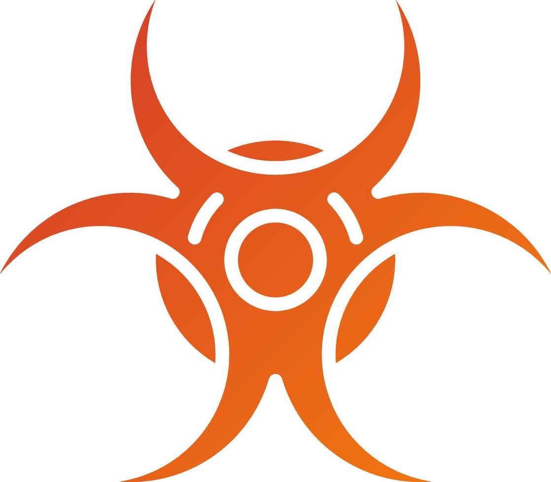 Biohazard Icon Style vector