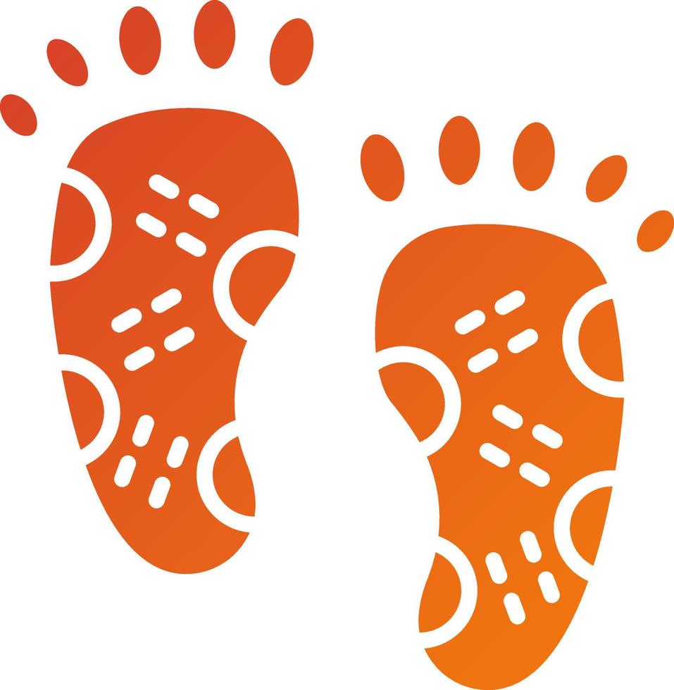 Reflexology Icon Style vector