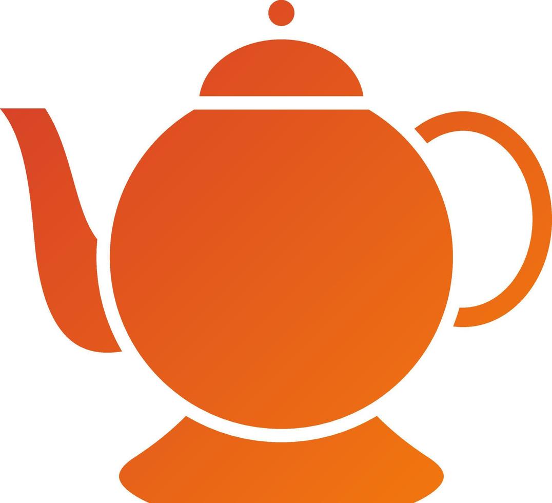 Tea Pot Icon Style vector