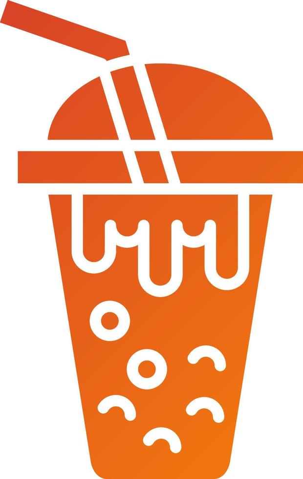 Bubble Tea Icon Style vector